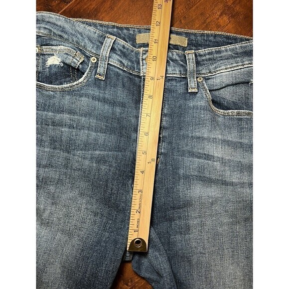 Joe’s Jeans Women 28 Charlie High Rise Skinny Ankle Raw Hem Blue - Picture 5 of 6